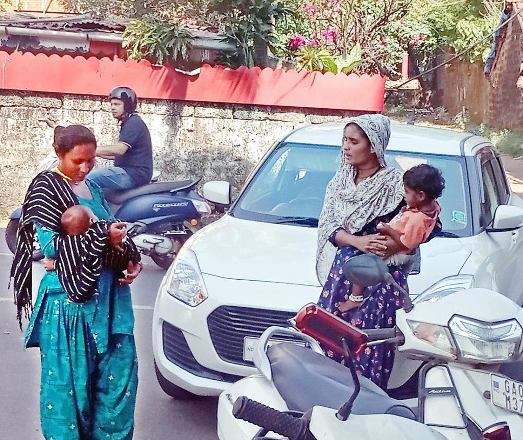 Increase in the number of beggars in Margao
