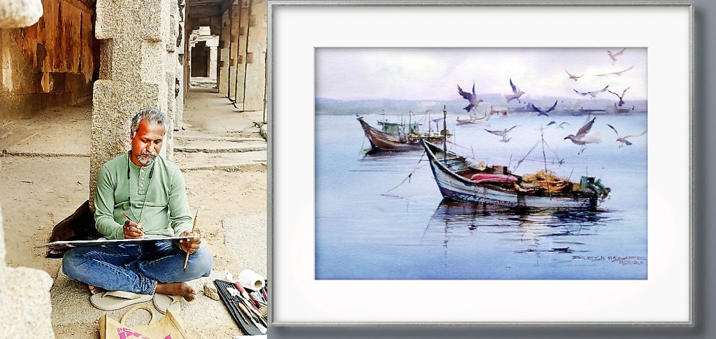 And his painting got free space...!