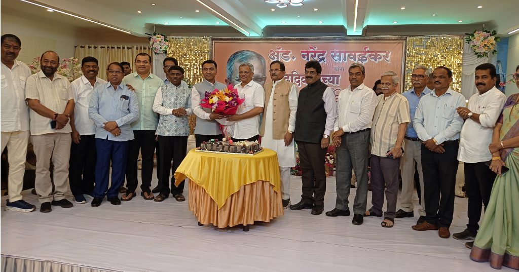 अॅड.नरेंद्र सावईकर यांचे राजकीय भवितव्य उज्ज्वल ! Ad.Narendra Savaikar's political future bright!