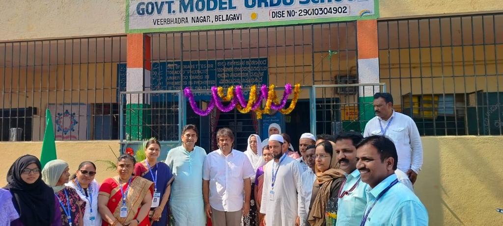 Education Minister Madhu Bangarappa visits government schools