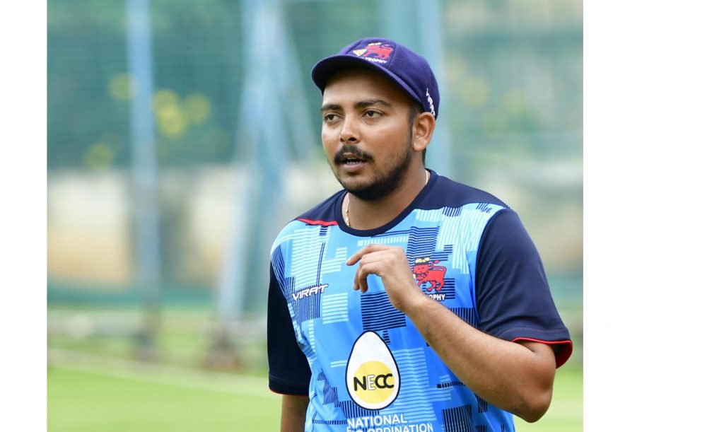 पृथ्वी शॉला दोन रणजी सामने हुकणार Prithvi Shaw will miss two Ranji matches