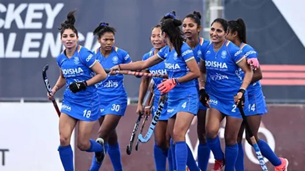 Indian women's hockey team wins
