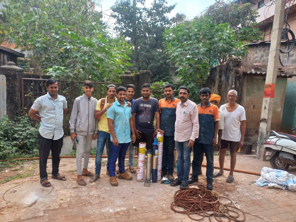 पाटीलमळा येथील ‘त्या’ कूपनलिकेची दुरुस्ती Repair of 'Tya' coupon line at Patilmala