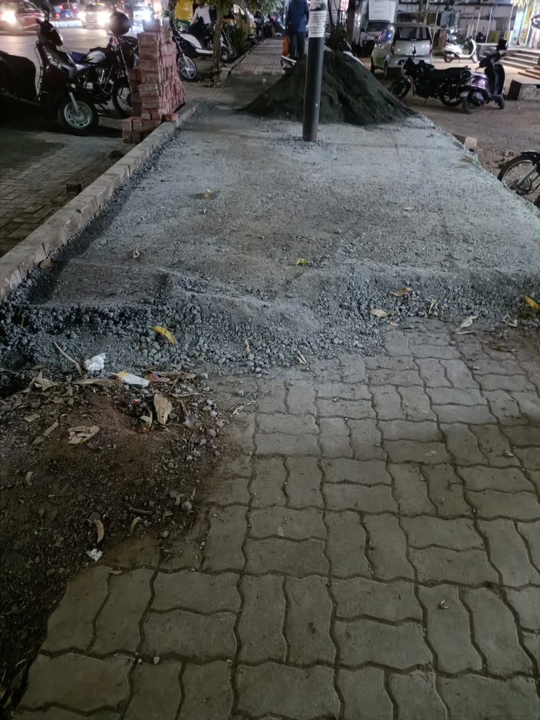 The glory of installing new pavers over old pavers