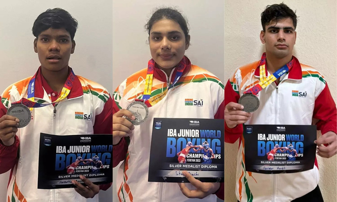 Silver to Hardik, Amisha, Prachi