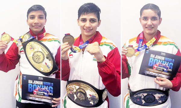 Gold to Payal, Nisha, Akansha