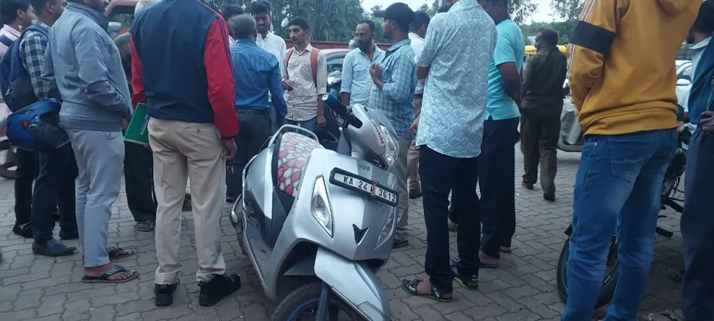 Death of a cleaning worker in an accident