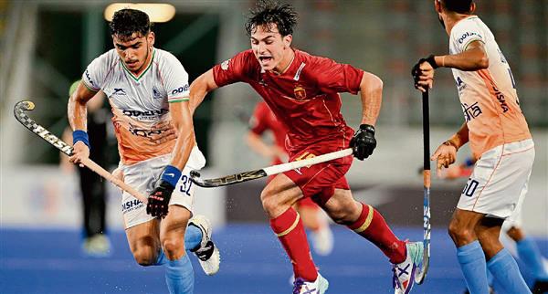 Indian hockey team defeated by Spain