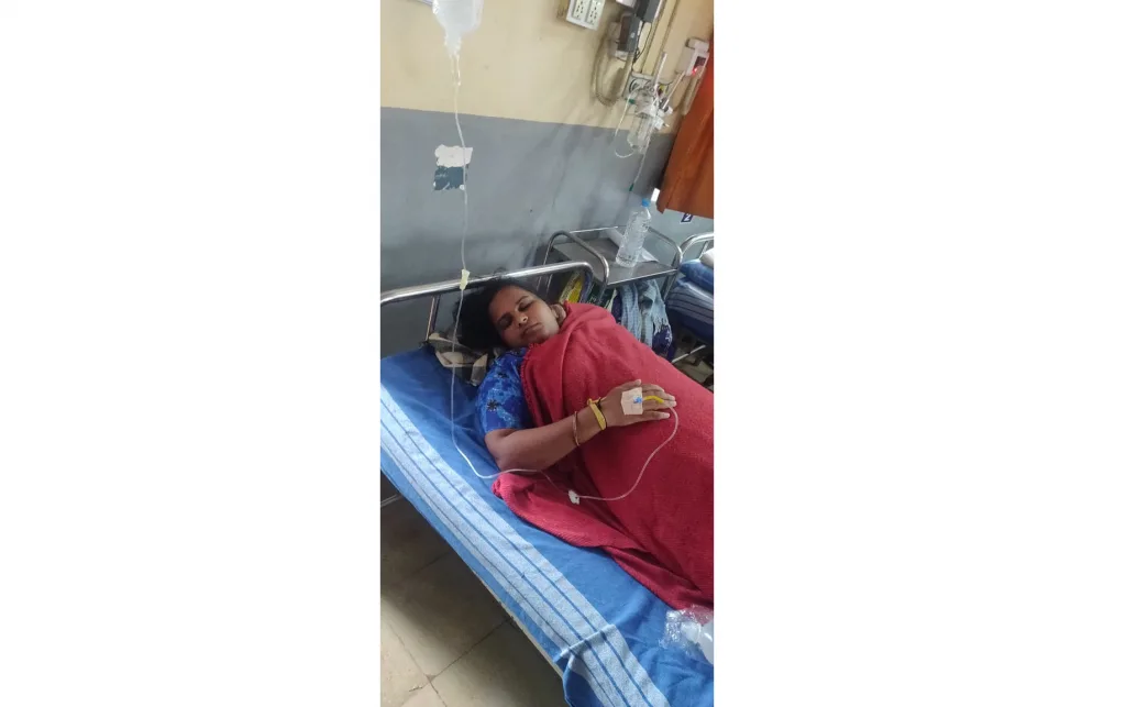 Tired of moneylenders, the woman took poison