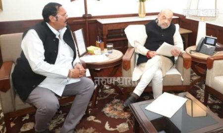 दिल्लीमध्ये छत्रपती शिवरायांचे भव्य स्मारक उभारण्यात यावे! उदयनराजे यांची अमित शहा यांच्याकडे मागणी