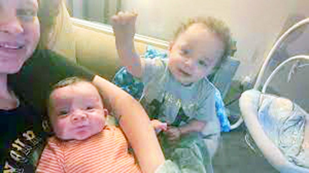 A superhero is a 4-month-old baby