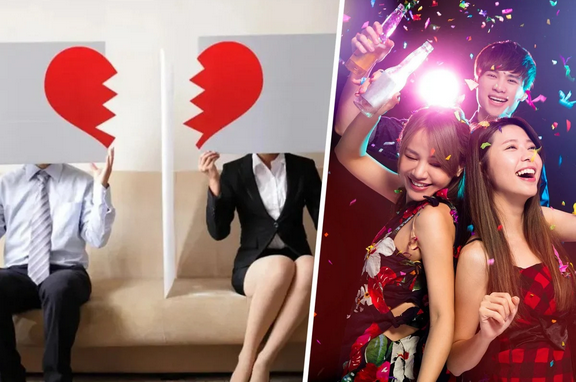 Cheers after breakup, divorce