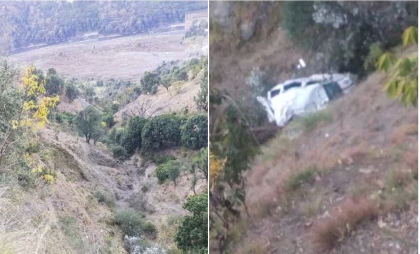 जम्मू-काश्मीरच्या रियासीमध्ये दरीत कोसळली बस A bus fell into a valley in Reasi, Jammu and Kashmir