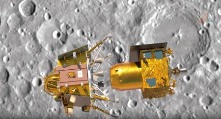 Propulsion module of Chandrayaan-3 in Earth orbit