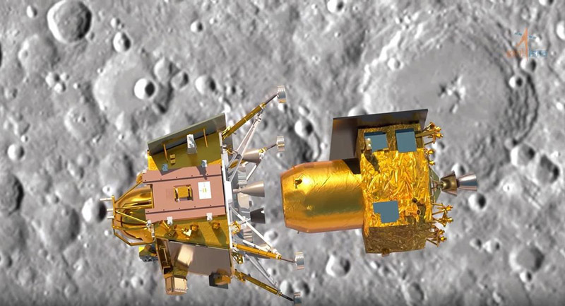 Propulsion module of Chandrayaan-3 in Earth orbit