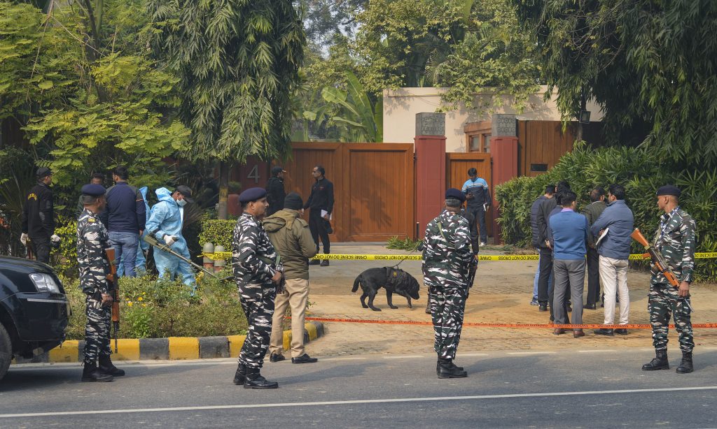इस्रायली दुतावासाजवळ स्फोटसदृश घटना An explosion-like incident near the Israeli embassy
