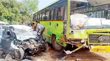 Five killed in horrific accident in Shirsi taluka