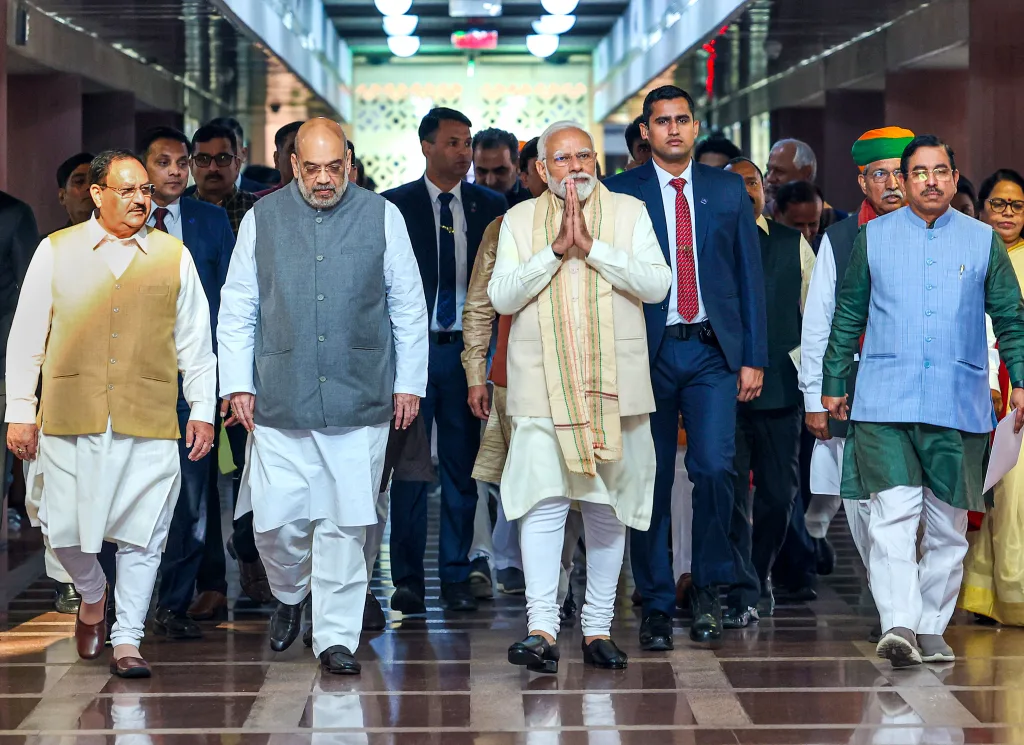 BJP's victory is due to the hard work of workers!