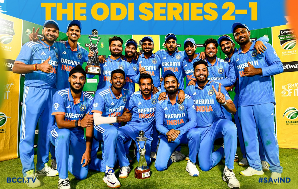 India's series win over South Africa