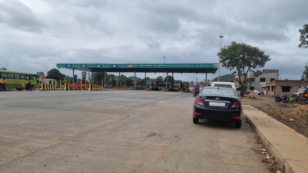 Arbitrary at Ganebail toll booth