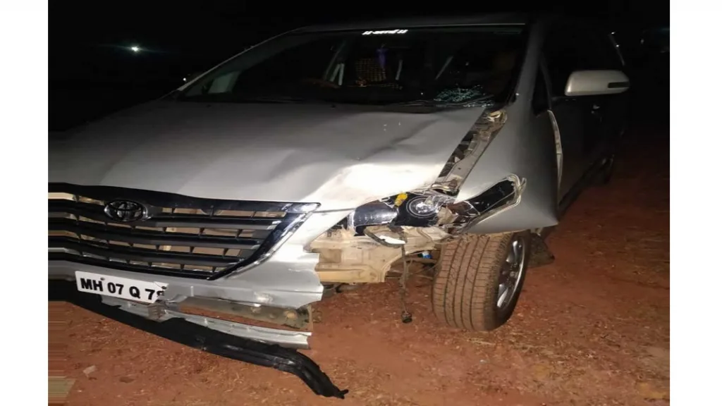 जानवली अपघातातील पसार कार सापडली