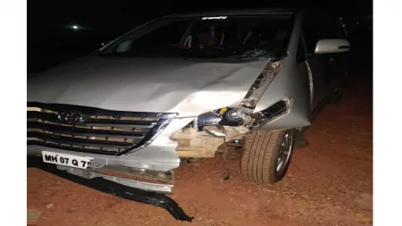 जानवली अपघातातील पसार कार सापडली