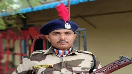 निरवडेच्या प्रशांत भाईडकरची महाराष्ट्र राज्य सुरक्षा दलामध्ये निवड