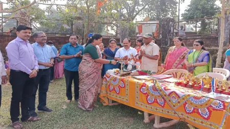 सावंतवाडीत केंद्रस्तरीय शालेय बालकला क्रीडा स्पर्धेचे उदघाटन