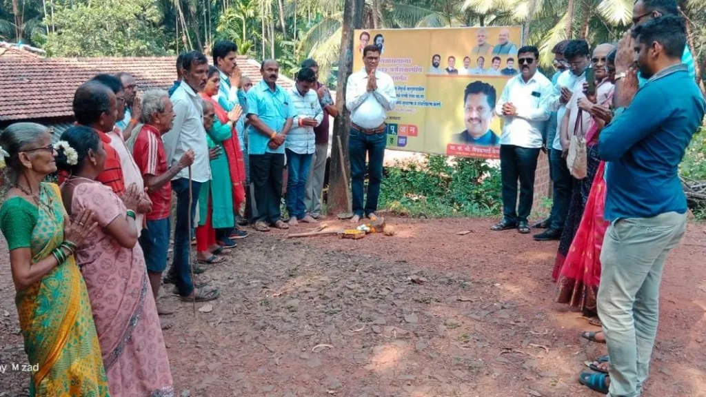 म्हापण मतदारसंघात केसरकरांच्या माध्यमातून १ कोटींचा निधी