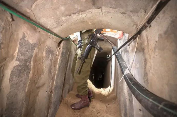 Seawater will be released into Hamas tunnels