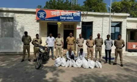 ६९ हजारांचा गुटखा जप्त : उमदी पोलिसांची कारवाई Gutkha worth 69 thousand confiscated: Umadi police action