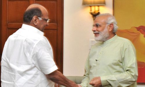 PM Modi wished Sharad Pawar on his birthday