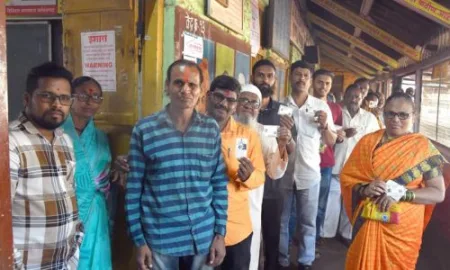 बिद्रीसाठी दुपारपर्यंत ७५ टक्के चुरशीने मतदान 75 percent turnout till afternoon for Bidri