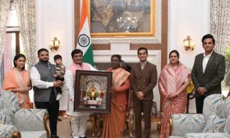 Invitation to President Draupadi Murmu to visit Kolhapur
