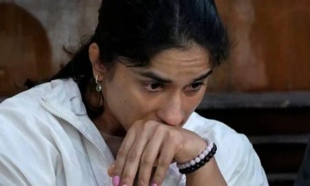 Vinesh Phogat returns Khel Ratna and Arjuna Award