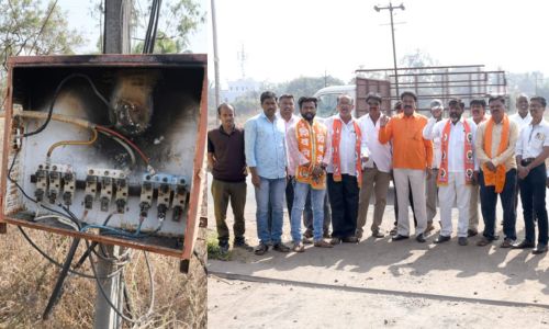 गोकुळ शिरगाव एमएससीबी वर शिवसेनेचा धडक मोर्चा Shiv Sena strike march on Gokul Shirgaon MSCB