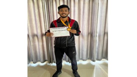 कु.रजत तोरसकरची राष्ट्रीय टेबल टेनिस स्पर्धेसाठी निवड