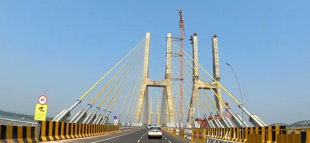 Satellite monitoring of Zuwari bridge