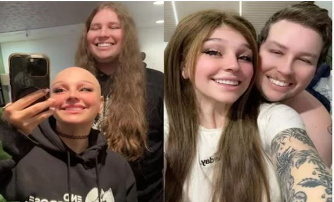 The gift of two feet of hair