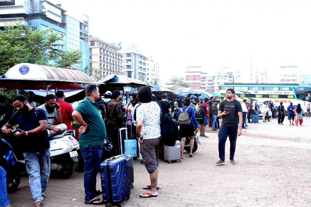 Welcoming the New Year by sitting on Niyam Dhaba