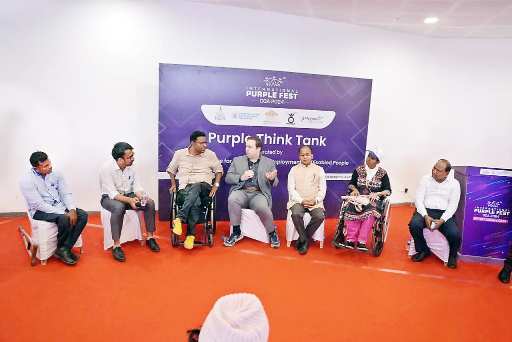 A discussion on social inclusion at the Purple Think Tank