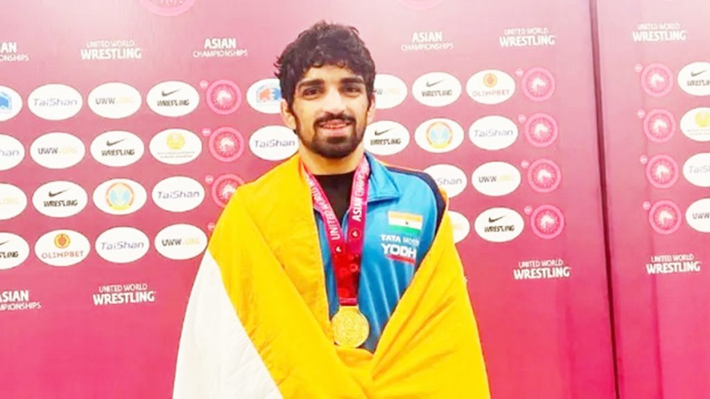 Gold medal for Aman Sehrawat