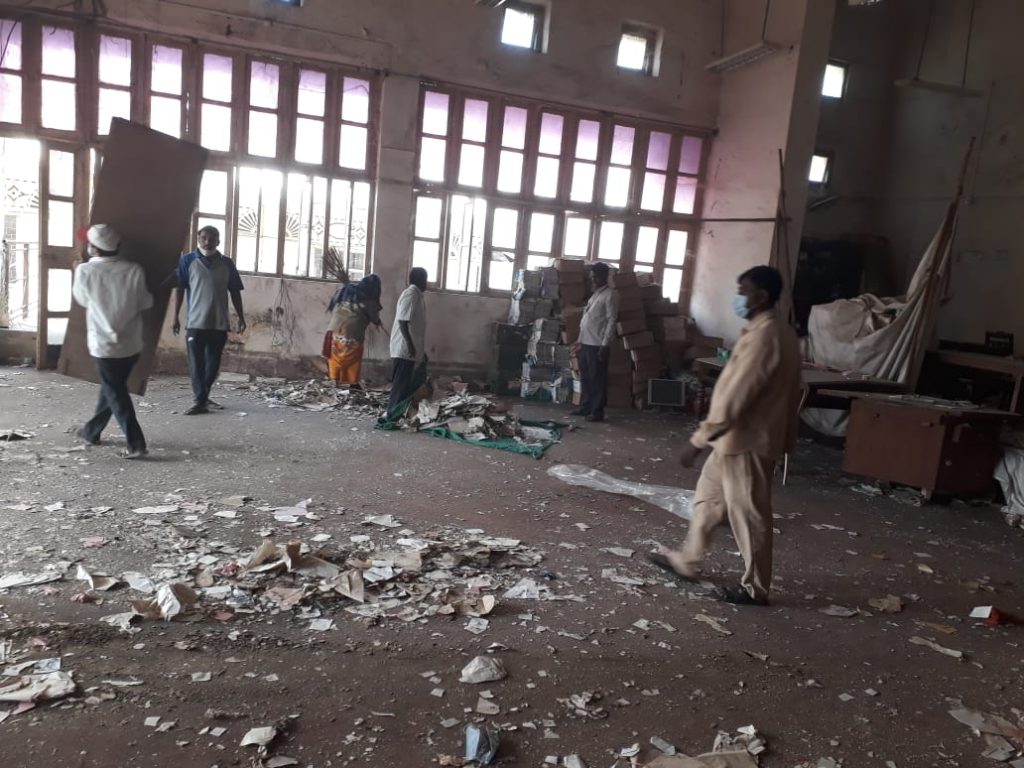 The land department will be shifted to the old municipality