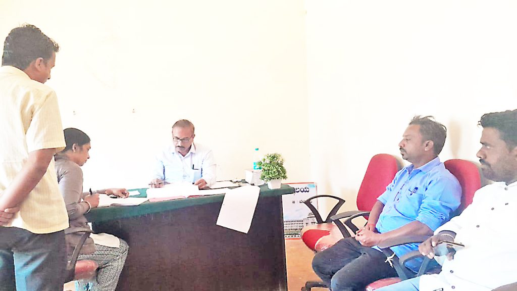 Belavatti Gr. Pt. Investigation of corruption by Social Welfare Department