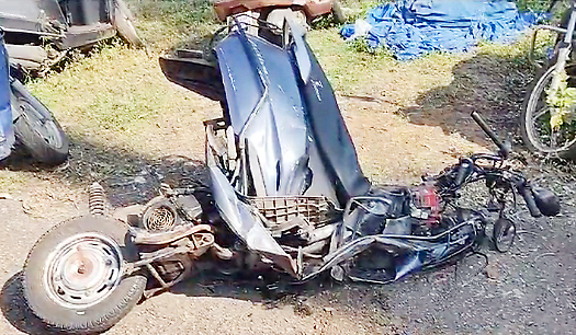 पांझरखणी-कुंकळळी अपघातात युवक जागीच ठार Youth killed on the spot in Panjarkhani-Kunkalli accident
