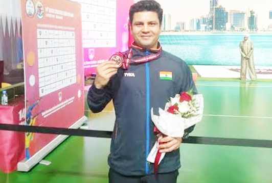 Two gold medals for Yogesh Singh