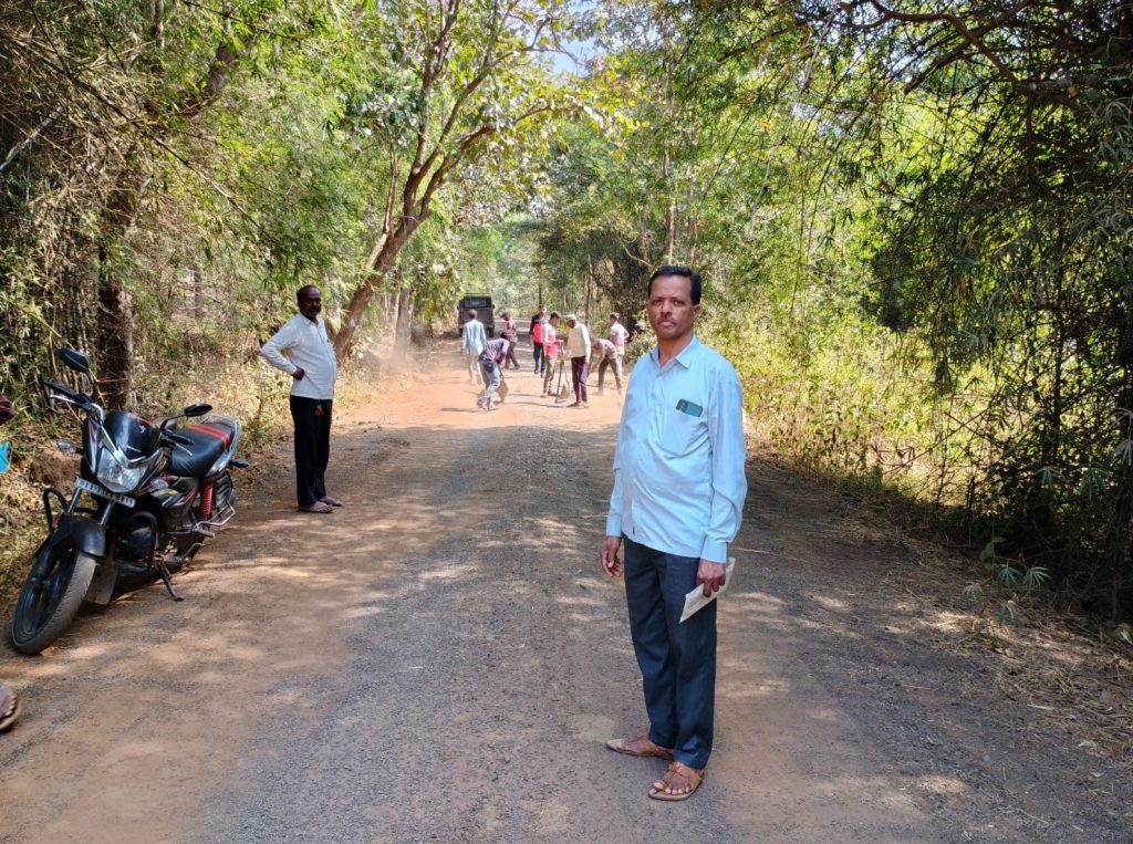 Kanjale-Harsanwadi road work started as soon as the appeal was filed in the court