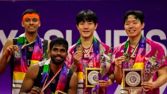 सात्विक-चिराग दुहेरीत उपविजेते Satwik-Chirag doubles runner-up