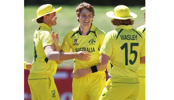 ऑस्ट्रेलियाचा 4 गड्यांनी विजय नामिबीयाचा पराभव Australia defeated Namibia by 4 wickets
