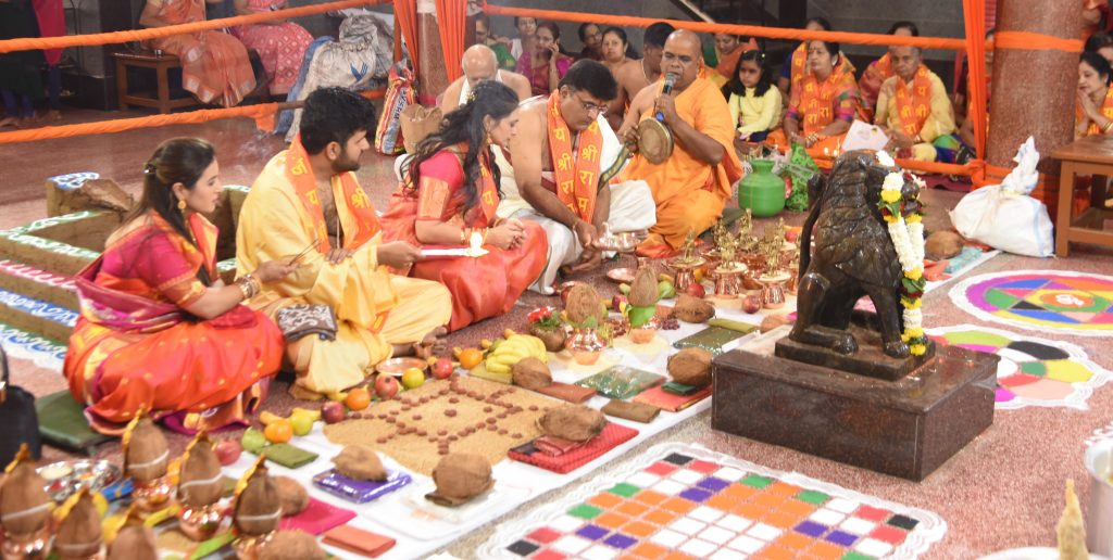 Religious rituals at various places in the city